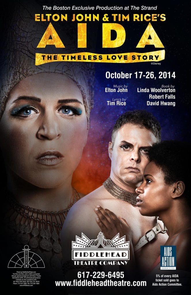 Win a pair of tickets to Fiddlehead Theatre’s exclusive Boston production of AIDA Win a pair of tickets to Fiddlehead Theatre’s exclusive Boston production of AIDA