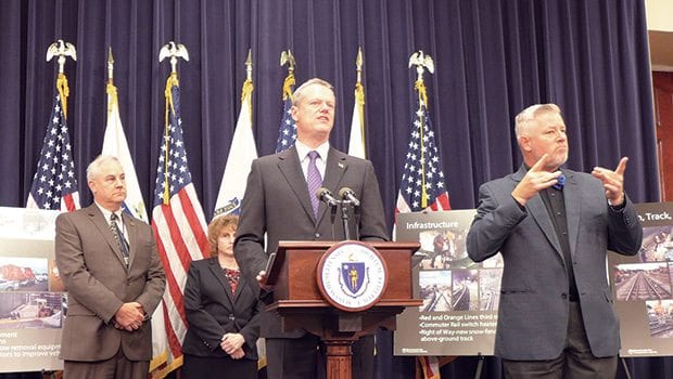 Governor introduces MBTA winter resiliency plan Governor introduces MBTA winter resiliency plan