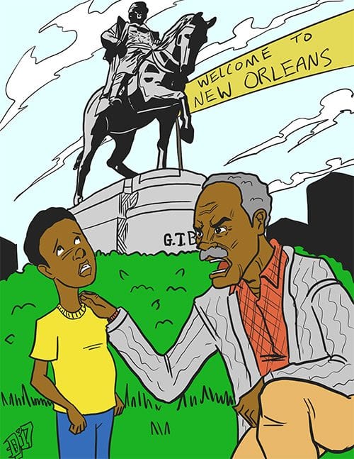 Blacks oppose monuments to the seditious Confederacy