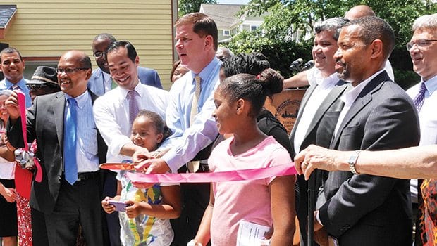 HUD Secretary Castro attends opening of HUD-funded Quincy Heights
