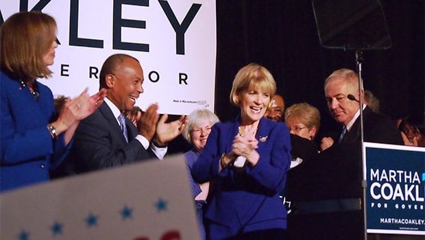 Coakley wins by narrow margin, faces Baker in gubernatorial race Coakley wins by narrow margin, faces Baker in gubernatorial race