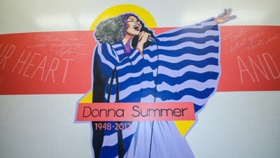 Disco diva Donna Summer immortalized in Burke High School mural