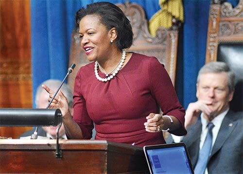 State’s top pols turn out for Dorcena Forry’s farewell address