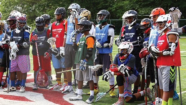 Sports exec. shares love for lacrosse with city youth
