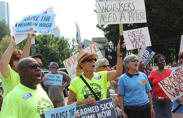 Groups seek signatures for earned sick time and higher minimum wage