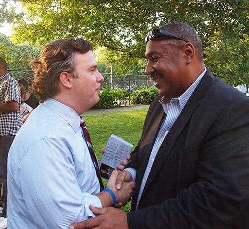 Candidates for statewide office meet with more than 400 Roxbury-area voters at RoxVote cookout