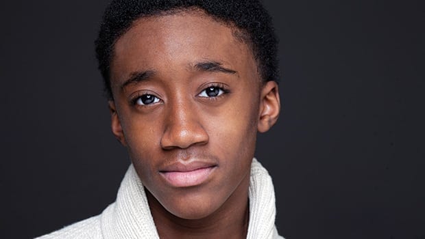 Young actor, Travaris Spears, sees the world as his stage
