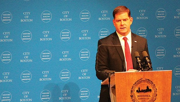 Mayor Walsh touts gains in diversifying city leadership, pledges to work on education, housing issues
