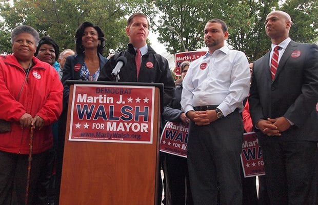 Marty Walsh, John Connolly vie for endorsements from Black, Latino and Asian communities