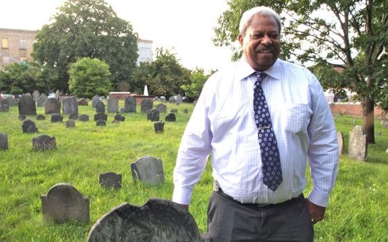 Puritan era burial ground in Roxbury comes back to life