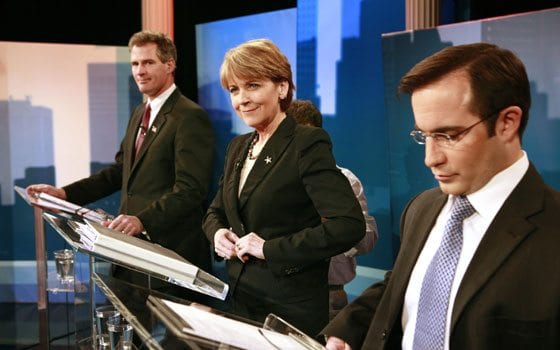 Senate candidates clash in second-to-last debate