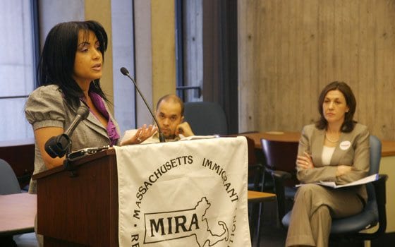 Mass. immigration activists join national reform push