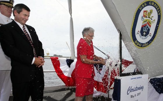 Warship named for black Navy pioneer Gravely