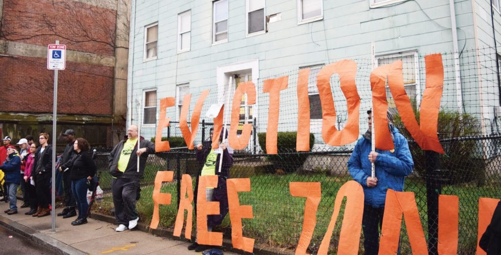 Dorchester tenants challenge eviction case Dorchester tenants challenge eviction case