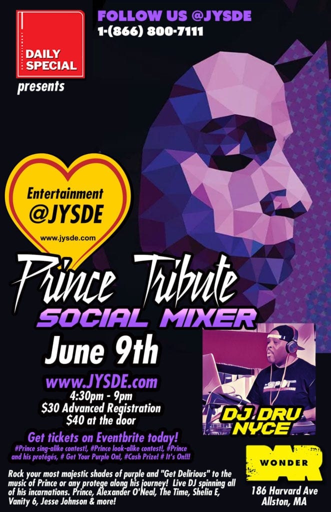 Prince Tribute – Social Mixer – Get Your Majestic Purple