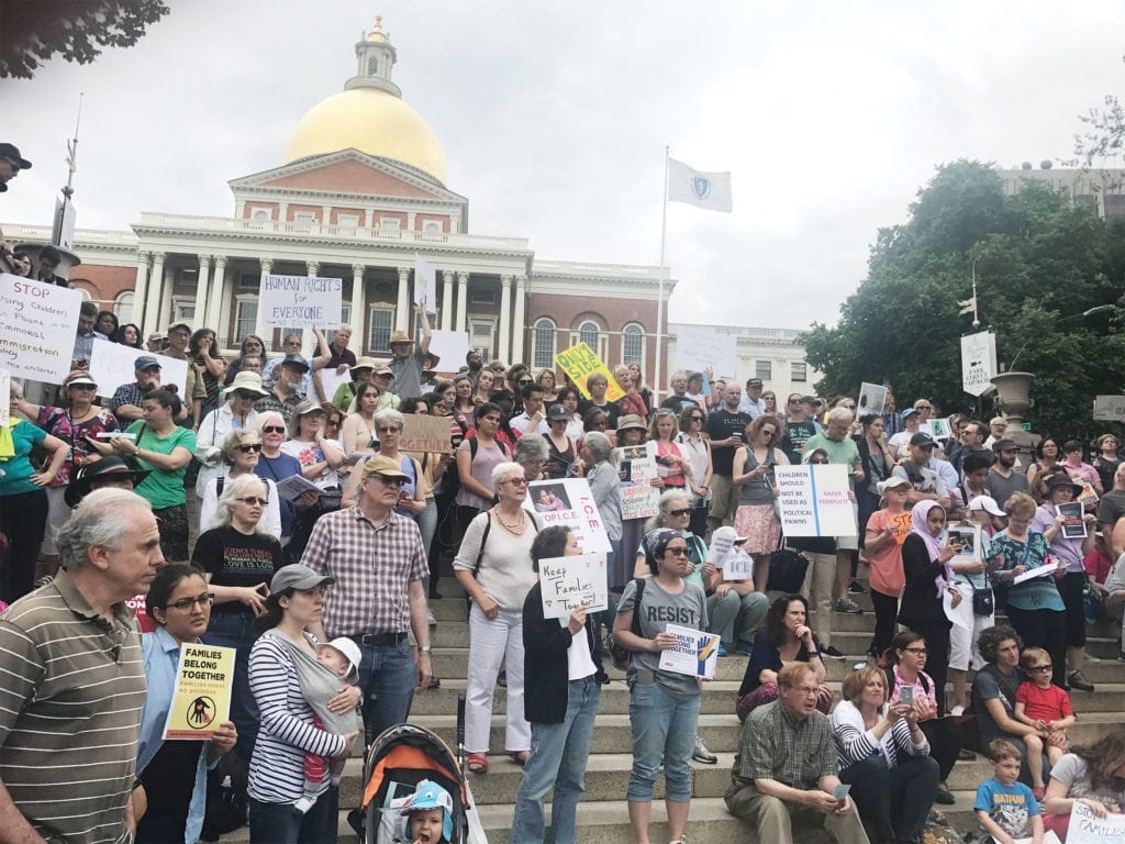 Protesters denounce Trump admin. family separation policy
