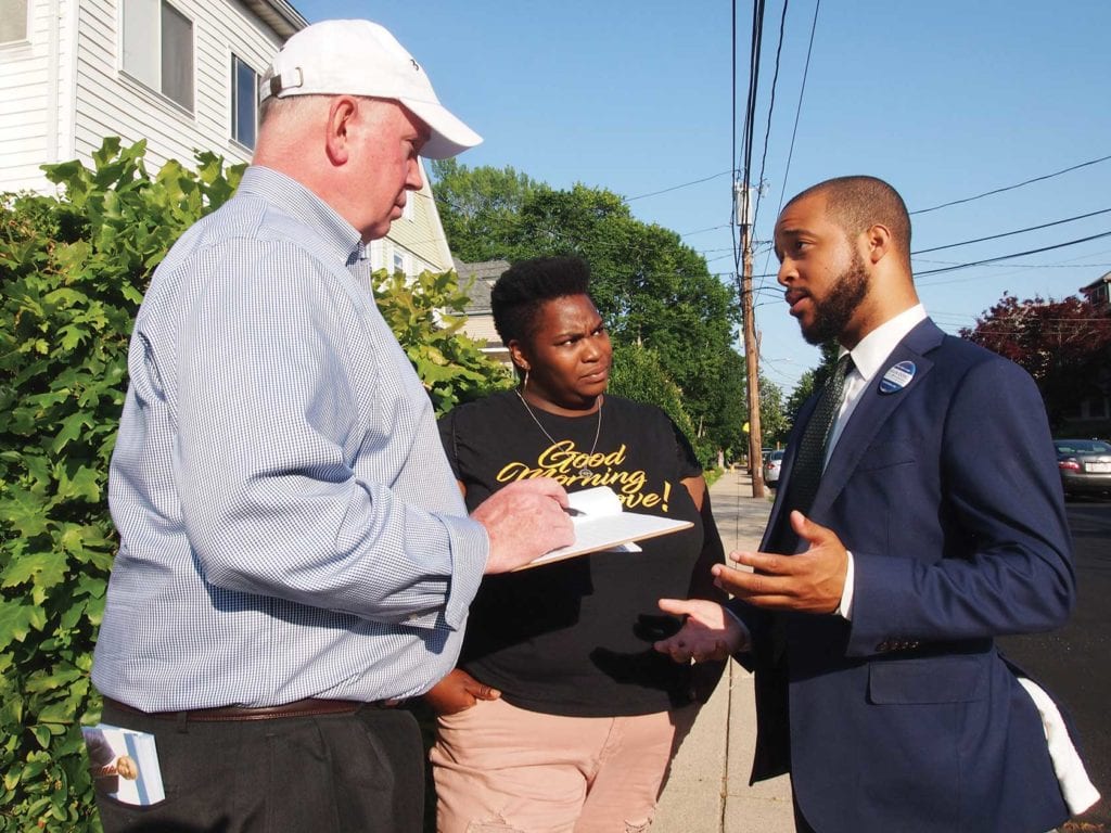 Challengers hit streets in 14th Suffolk District race