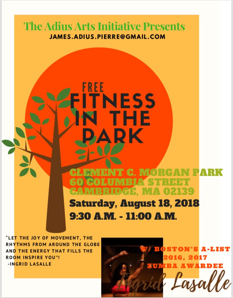 The Adius Arts Initiative Presents: Free Fitness In The Park!