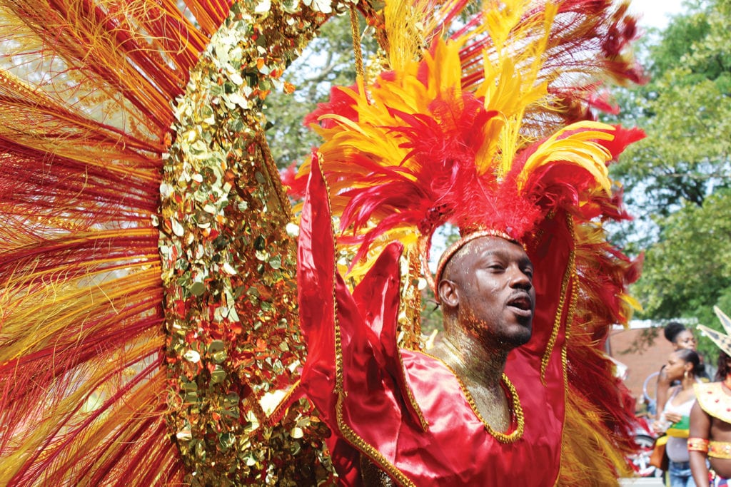 A Caribbean carnival is taking over Sainte Catherine Street this