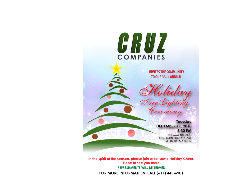 Cruz Companies Tree Lighting Ceremony