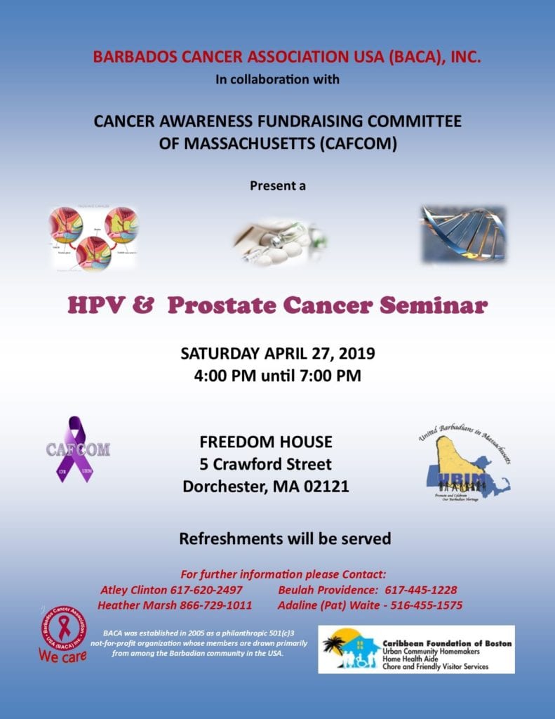 Human and Papilloma Virus (HPV) & Prostate Cancer Seminar