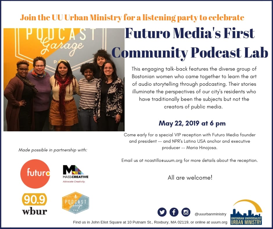 Boston Community Podcast Lab Listening Party