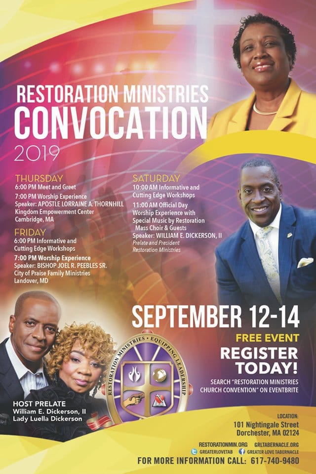 Restoration Ministries Convention 2019