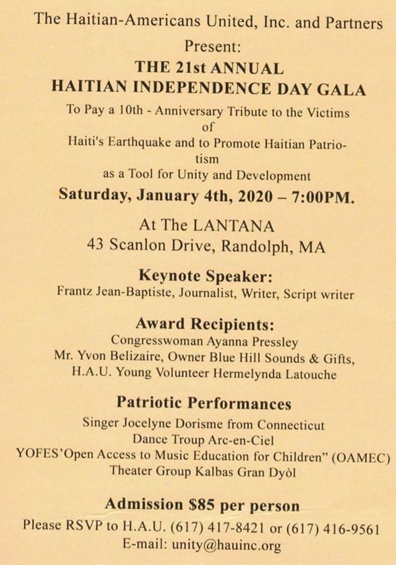 21st Annual Haitian Independence Day Gala