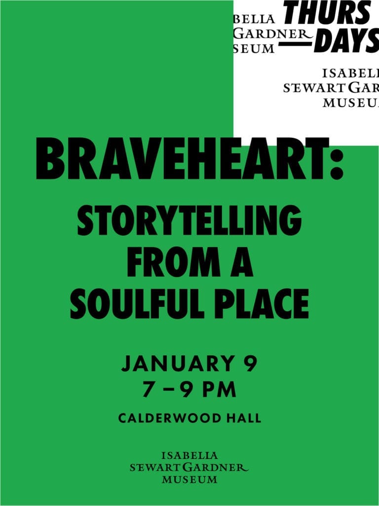 BRAVEHEART: STORYTELLING FROM A SOULFUL PLACE