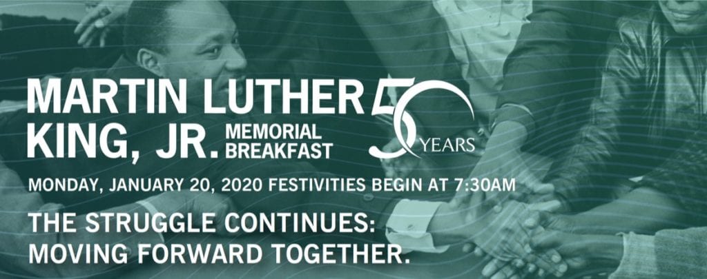 50th Anniversary Martin Luther King, Jr. Memorial Breakfast