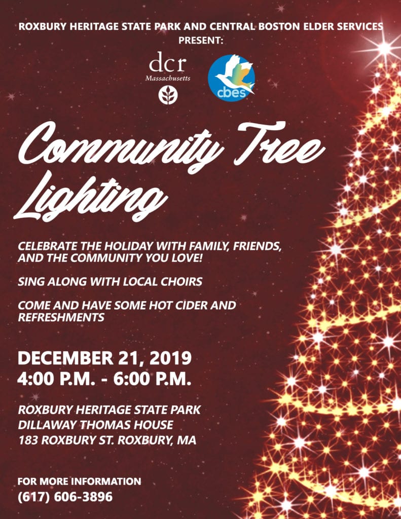 Holiday Tree Lighting in Roxbury