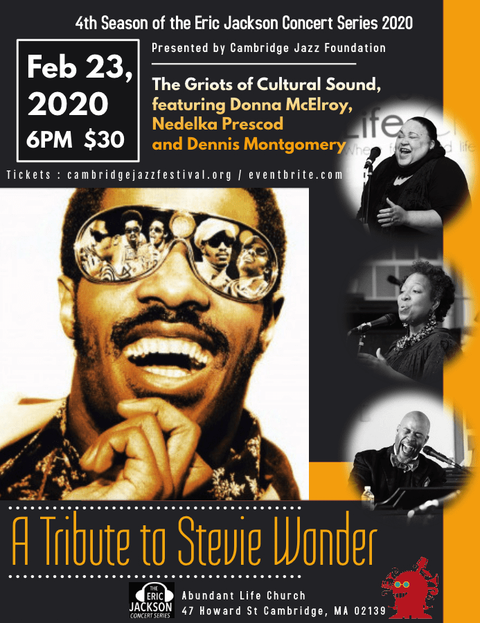 The Cambridge Jazz Foundation presents: A Tribute to Stevie Wonder