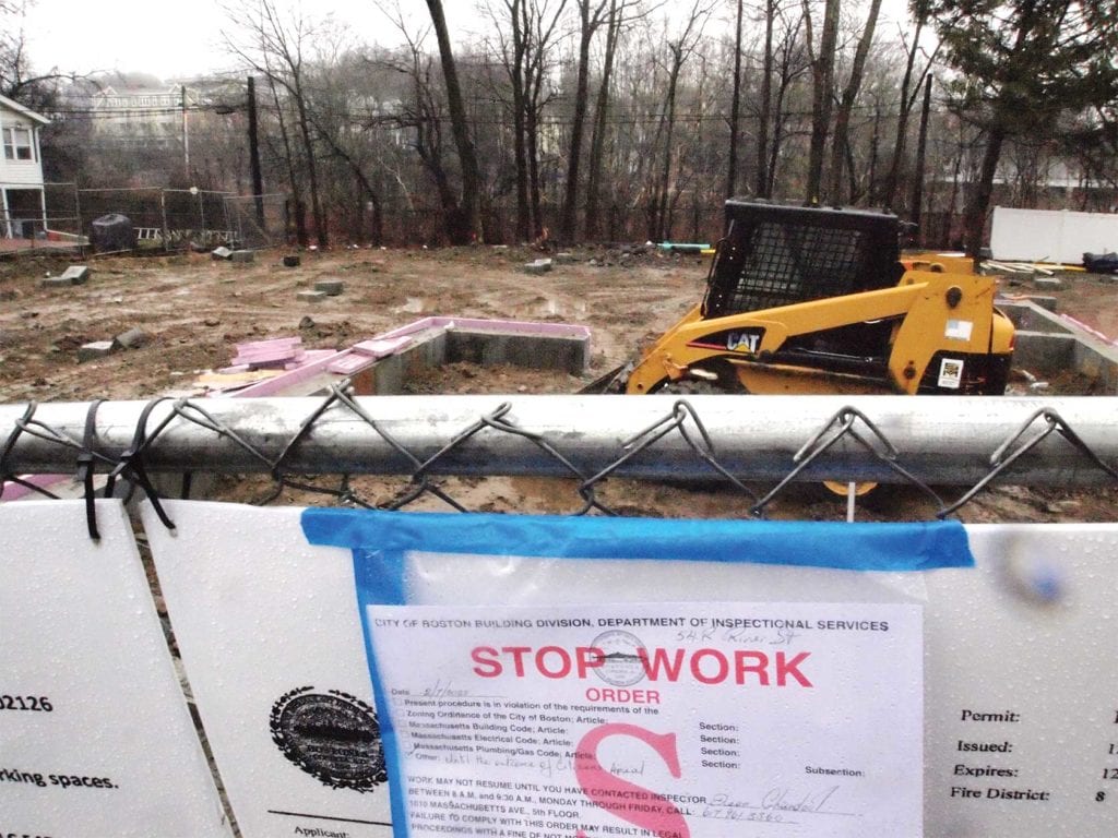 City puts stop work order on River St. project