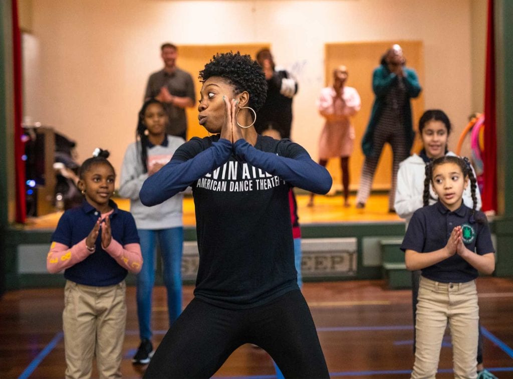 Alvin Ailey dancers inspire younger generation