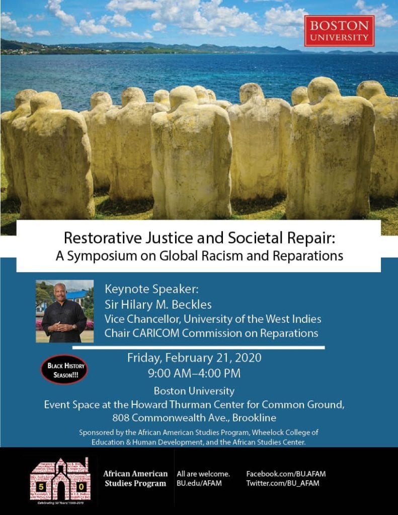 Restorative Justice and Societal Repair: A Symposium on Global Racism and Reparations