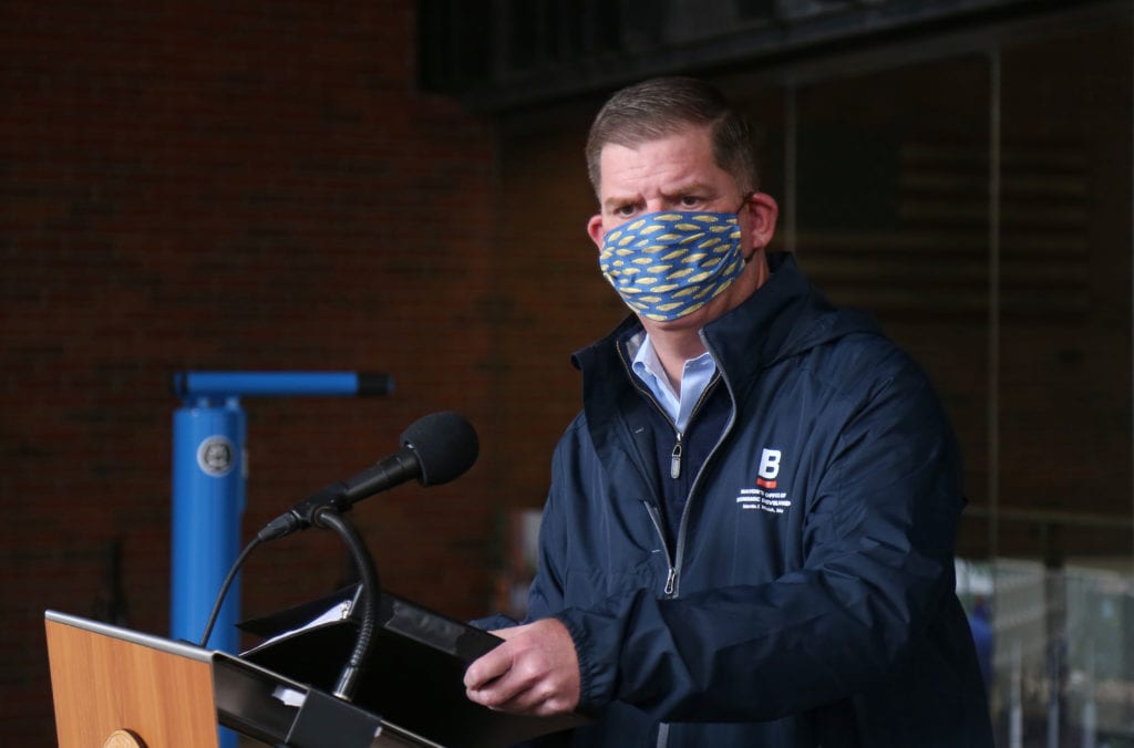 Mayor announces curfew, urges Bostonians to wear face masks