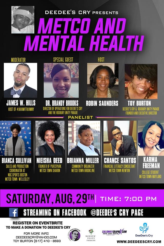 DeeDee’s Cry Presents METCO and Mental Health