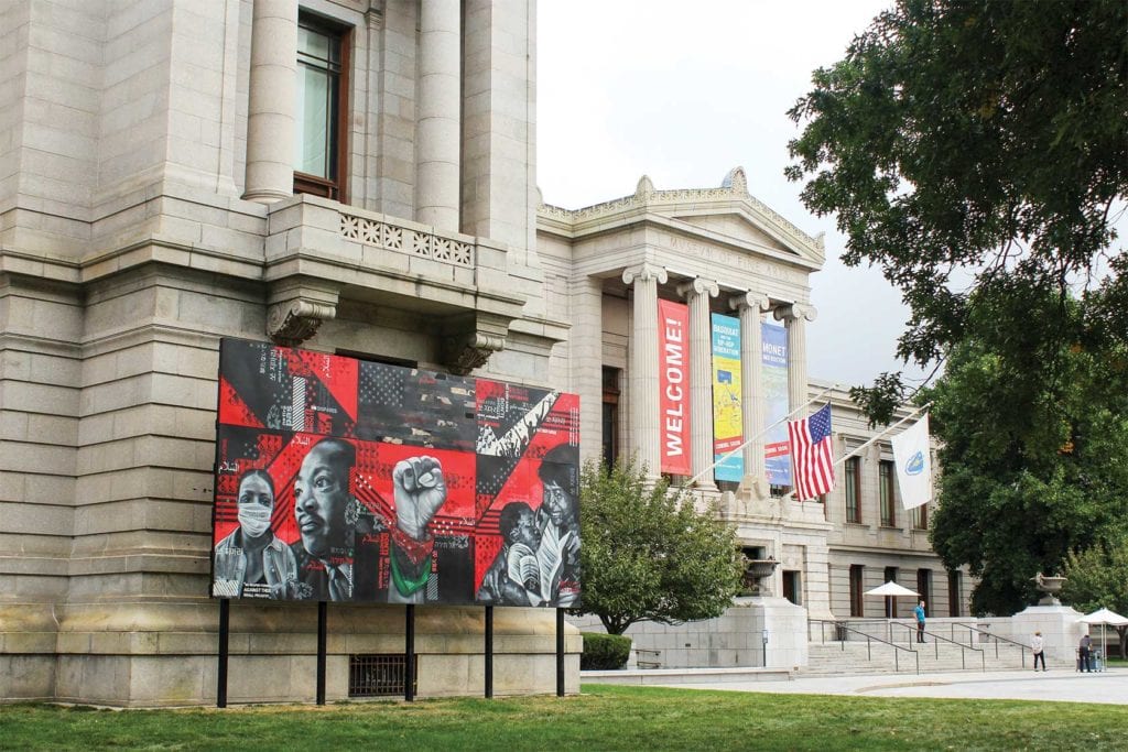 Museum of Fine Arts reopens with focus on artists of color