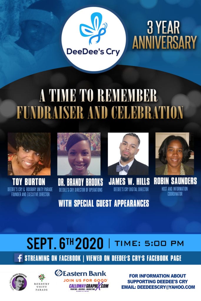 DeeDee’s Cry: A Time to Remember Fundraiser and Celebration