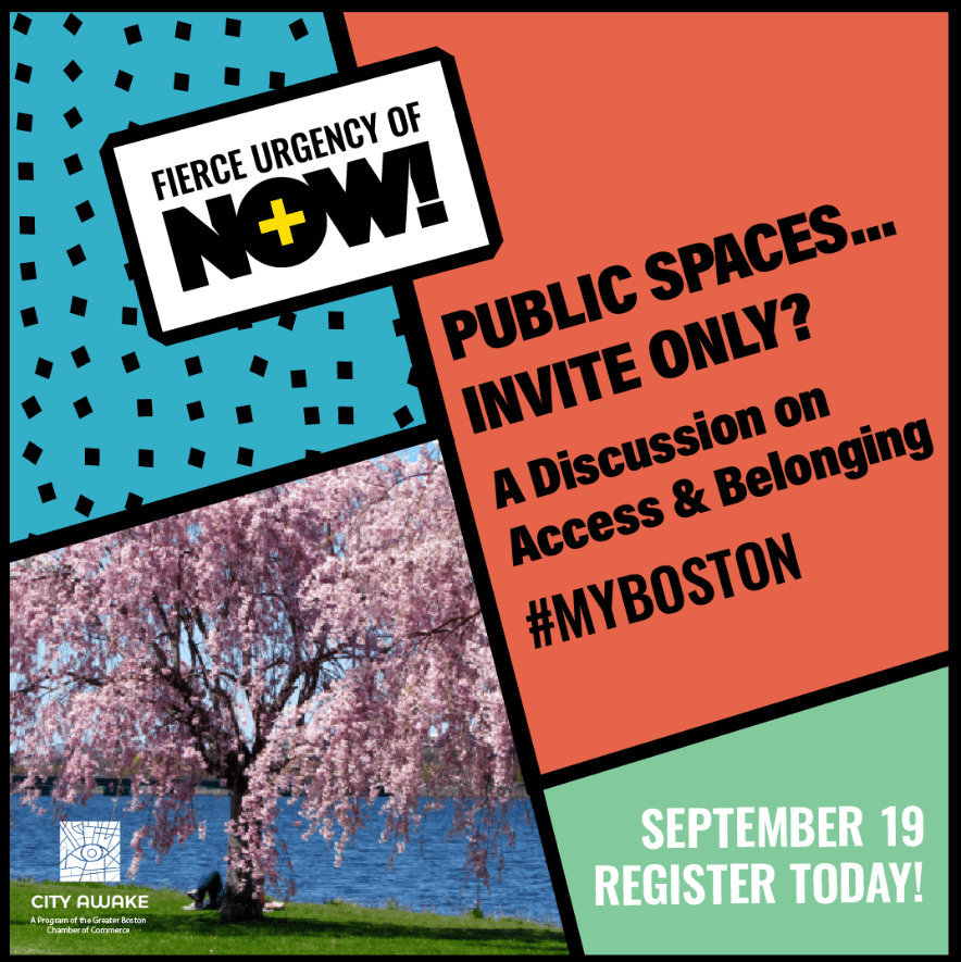 Public Spaces…Invite Only? A Discussion on Access & Belonging | Fierce Urgency of Now festival