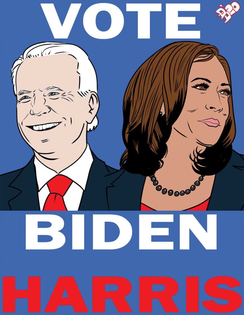 We’re for Biden
