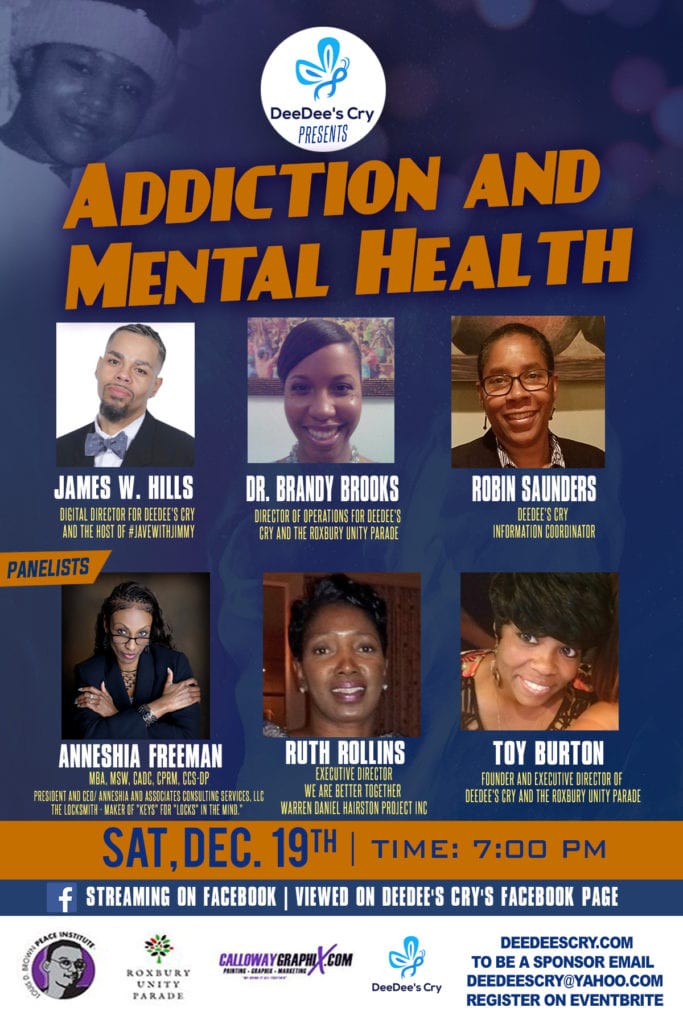 DeeDee’s Cry Presents Addiction and Mental Health