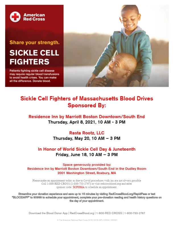 Sickle Cell Fighters of Massachusetts Blood Drives