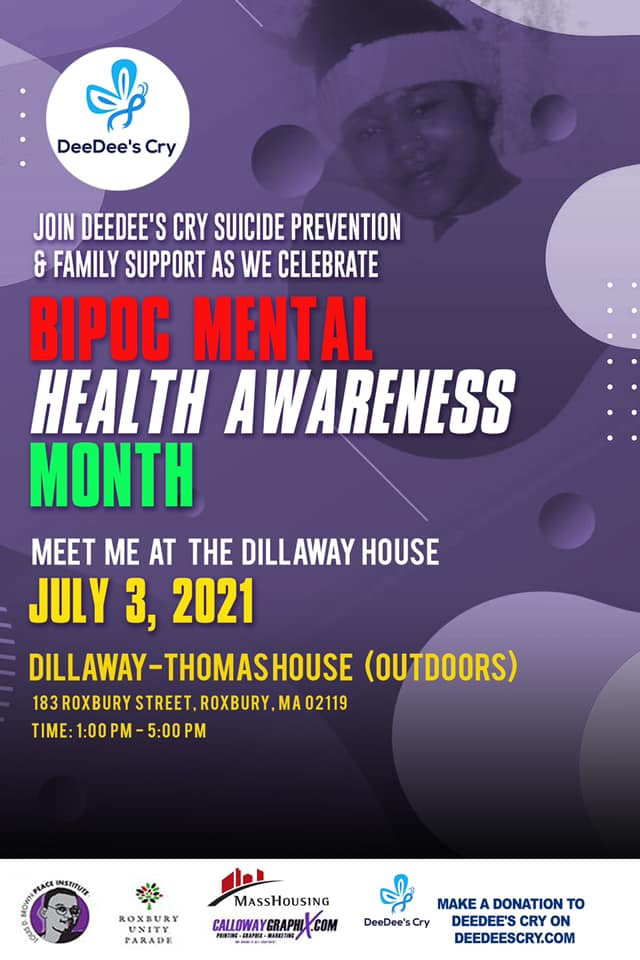 DeeDee’s Cry Celebrates BIPOC Mental Health Awareness Month