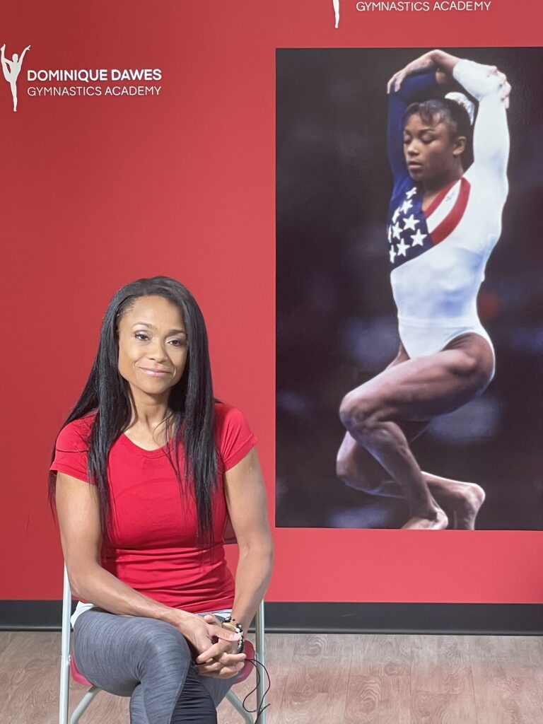 Video Former Olympic Star Dominique Dawes Brings A New Spirit To Gymnastics The Bay State Banner
