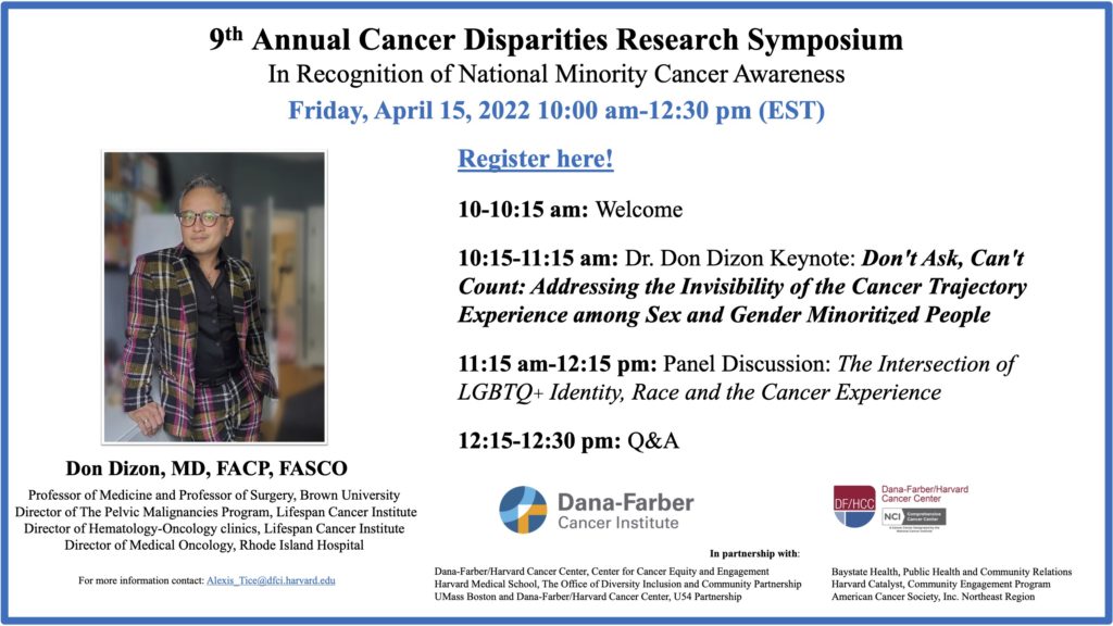 9th Annual Cancer Disparities Research Symposium