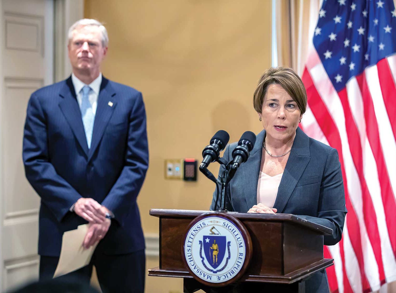 We will not give up ground,' Governor Healey says as Mass