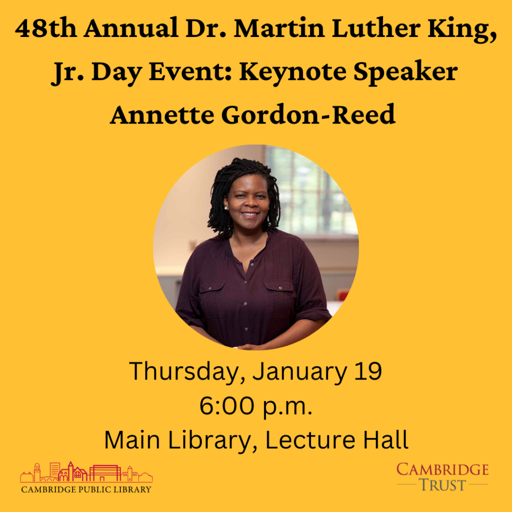 48th Annual MLK Day Celebration with Annette Gordon-Reed