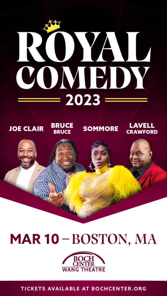 Royal Comedy 2023 Tour The Bay State Banner