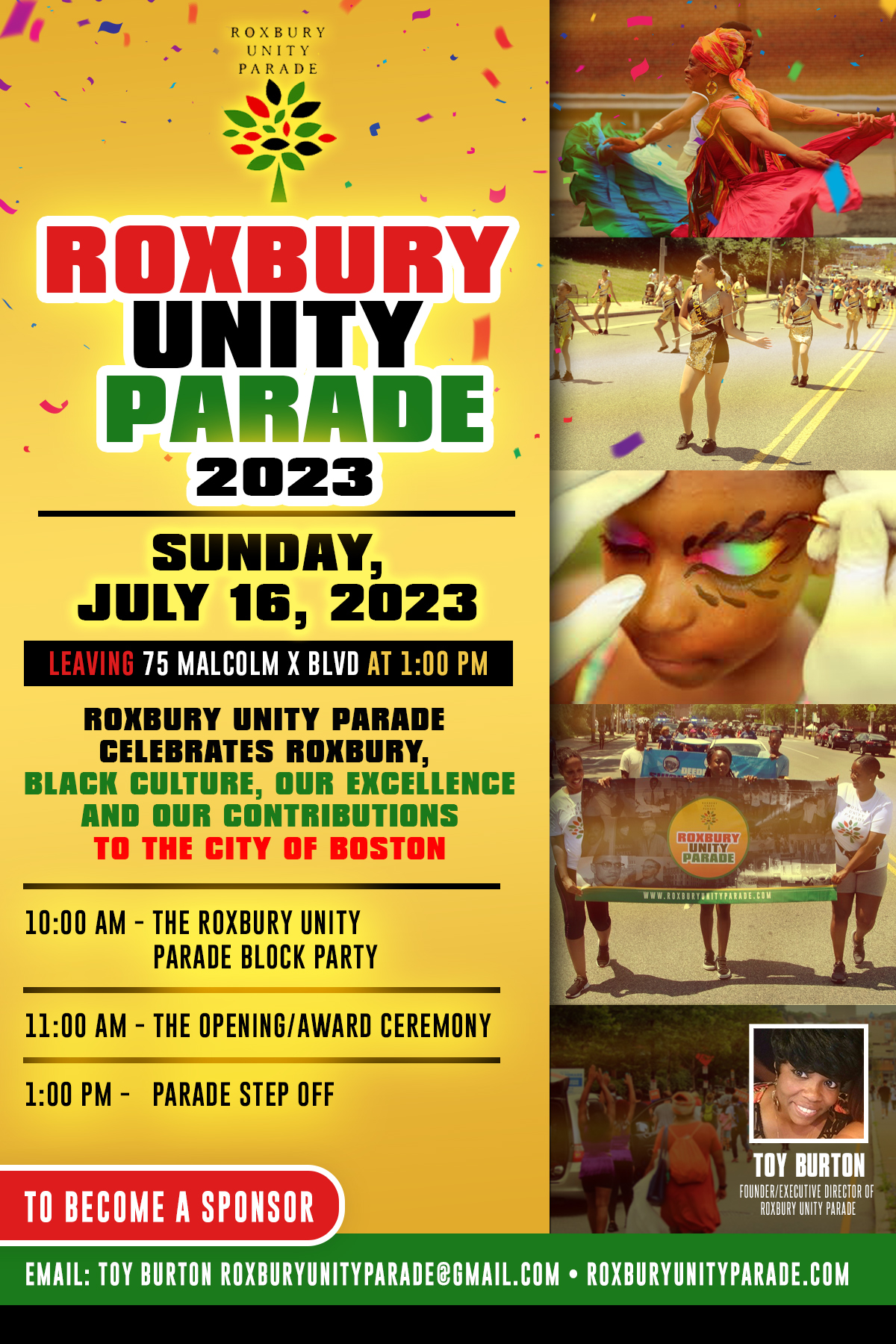 Roxbury Unity Parade 2023 - The Bay State Banner